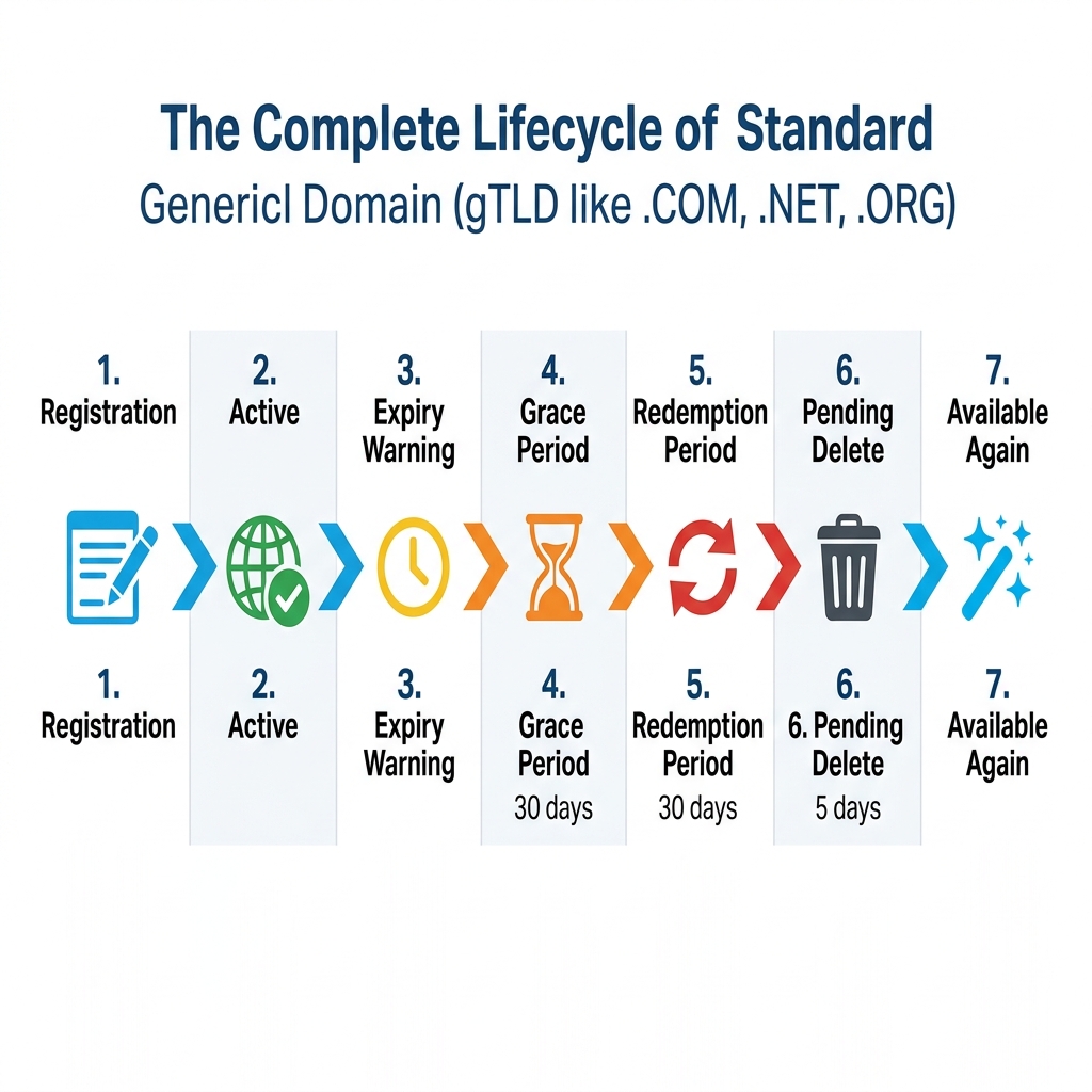 Siklus Hidup Domain Internasional